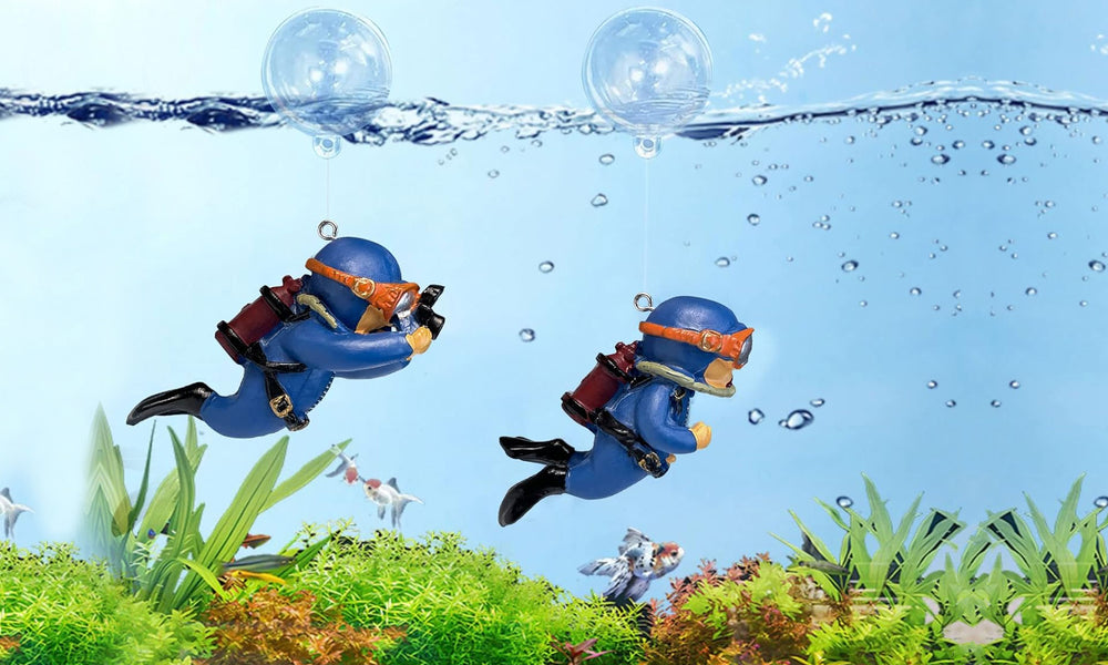 Dive into Delight With 2 Piece Floating Cartoon Divers