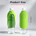 Qpets Foldable Silicone Pet Water Bottle for Dogs and Cats
