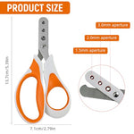 Qpets® Dog Paws Hair Trimmer Cat Nail Cutter Set, Waterproof Dog Trimmer with LED, Low Noise Pet Grooming Tool Ideal for Small Areas