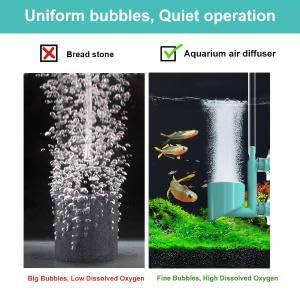 Qpets Air Stone for Small Aquarium with Nano Ceramic Fine Bubbles and 2.47 cm Size | PP Body