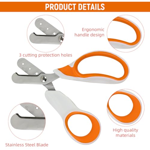 Qpets® Dog Paws Hair Trimmer Cat Nail Cutter Set, Waterproof Dog Trimmer with LED, Low Noise Pet Grooming Tool Ideal for Small Areas