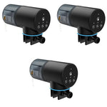 Qpets® Fish Tank Automatic Feeder Aquarium for Home 200ML Large Capacity Auto Food Dispenser Accessories Adjustable 3 PCS