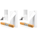 Qpets Cat Scratcher Tape for Furniture Protection with 0.12mm Thickness 45x300cm | Transparent Residue-Free Couch Shield