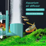 Qpets Air Stone for Small Aquarium with Nano Ceramic Fine Bubbles and 2.47 cm Size | PP Body