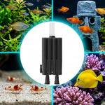 Qpets Aquarium Sponge Filter with Quiet Air-Powered Operation, Bio Balls and Two Sponges for Tanks