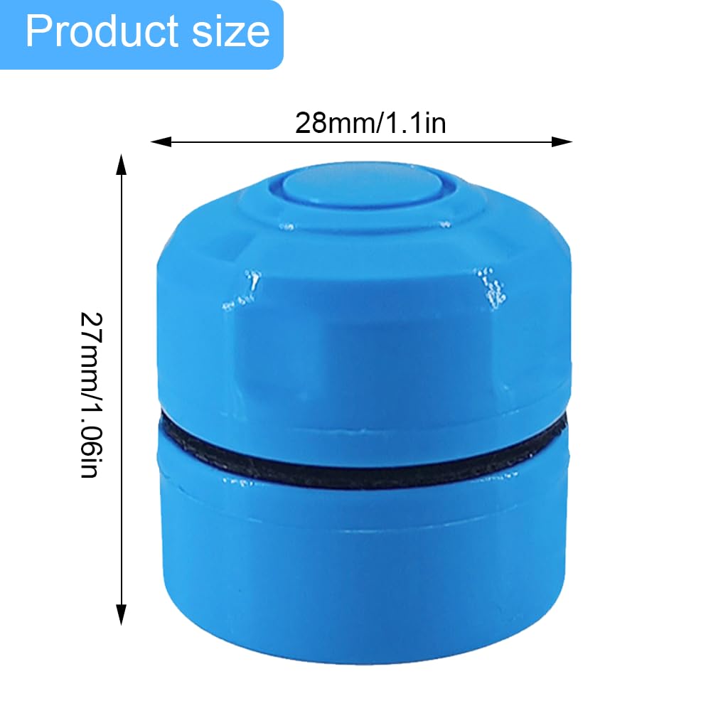 Qpets Mini Magnetic Aquarium Cleaner for Small Roofless Tanks with Double Sided Velvet Scraper 28x27mm | Suitable for 6mm Glass