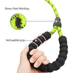Qpets Dog Training Leash 1.7m with Double Lock Buckle and Reflective Strips | Nylon Rope for Walking and Safety