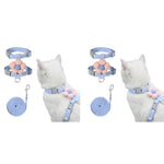 Qpets Cat Harness with Leash Set for Small Cats featuring Quick Release Buckle and 120cm Leash | Escape Proof Design for Outdoor Walking