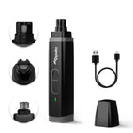 Professional Electric Dog Nail Grinder with 2 LED Light, Dog Nail Trimmer for Cat Dog, Low Noise Pet Nail Trimmer Pet Nail Grinder, Dog Nail Clippers, Dog Trimmer, Nail Cutter for Dog