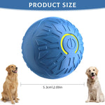 Qpets Small Dog Ball for Indoor and Outdoor Play featuring Cool Lighting and USB Charge | Non Toxic Rubber Chew Toy