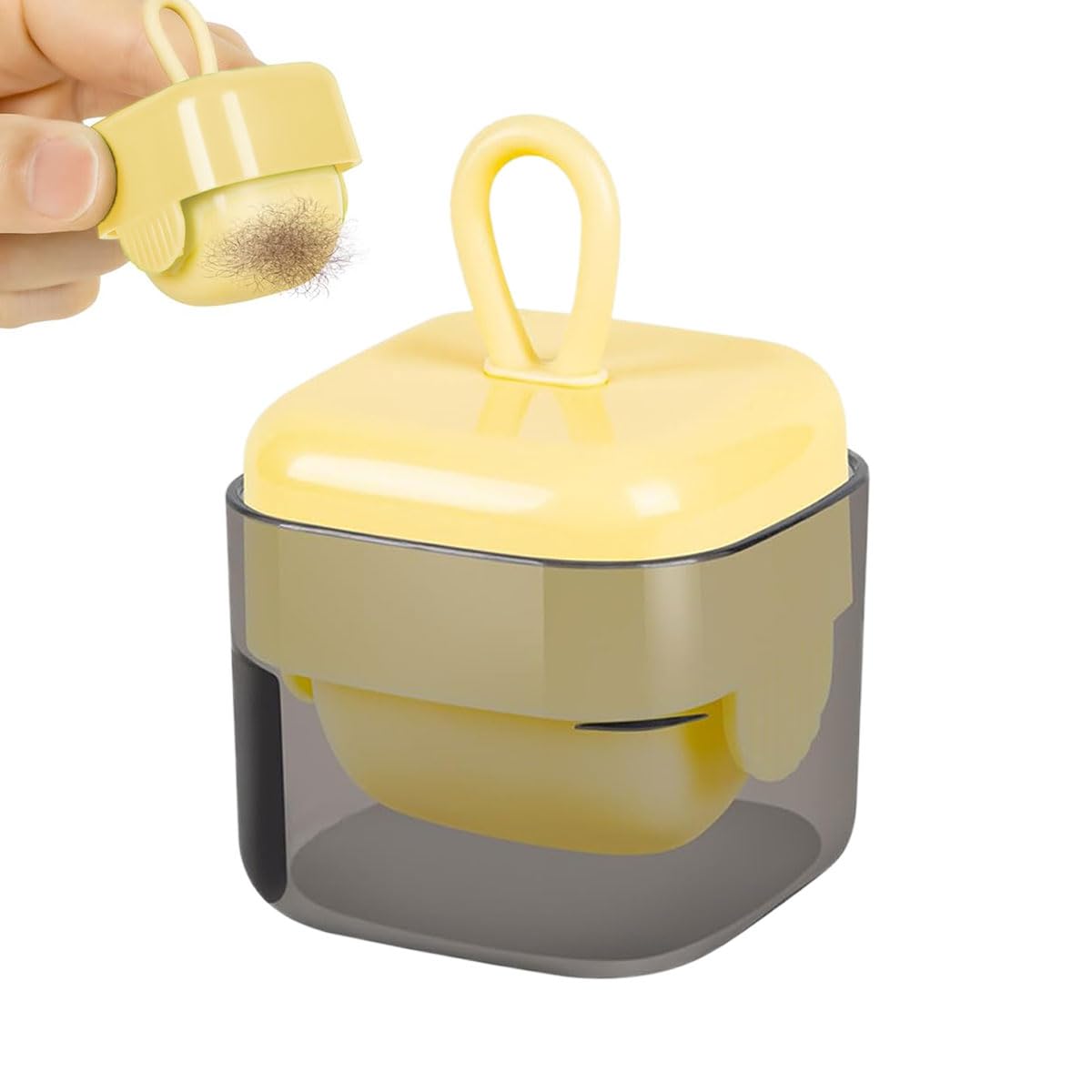 Qpets Mini Lint Roller for Travel and Clothes with Rubber Loop Handle | Washable Reusable Design