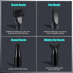 Qpets Dog Grooming Machine with 7 Interchangeable Heads and Integrated Vacuum System | Ergonomic Handle for Mess Free Pet Care