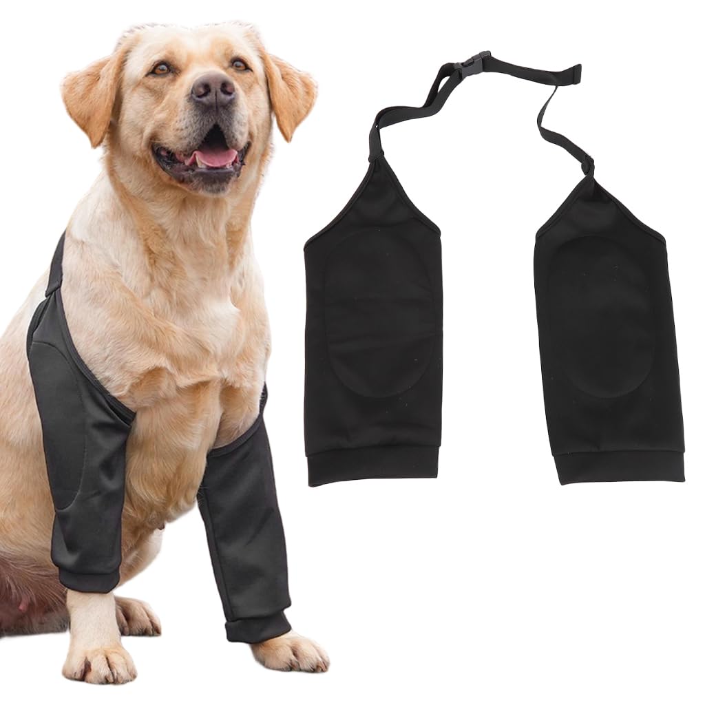 Qpets Dog Leg Brace for Injury and Post Surgery Care featuring Quick Release Belt and Breathable Padded Protection (3XL)