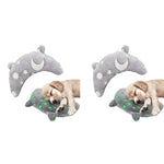 Qpets Pet Pillow for Cats and Dogs featuring Glow in the Dark Star Design 24x20cm 2pcs