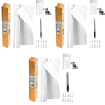 Qpets Cat Scratcher Pad for Furniture Protection featuring Self Adhesive Clear PVC 45x100cm 3pcs