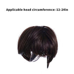 Qpets Dog Wig for Party and Festival Wear with Adjustable Chin Strap in Brown Hairpiece