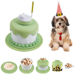 Qpets Cat Food Bowl for Dry and Wet Meals featuring 3 in 1 Layered Design with TPE Material | Ideal for Pet Birthdays