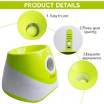 Qpets Dog Ball Launcher for Indoor and Outdoor Play with 10–30 ft Distance & USB Rechargeable Machine