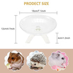 Qpets Hamster Running Wheel for Small and Large Breeds with Silent Tilting Disk | 7 in Exercise Toy