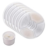Qpets Cat Water Fountain Filter Replacement 6 pcs for 2.4L Fountain with Triple Filtration System