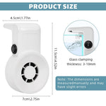 Qpets Aquarium Cooling Fan for Rimless Tanks with 2 Speed Settings and Silent USB Operation