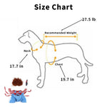Pet Dog Clothes Hairpiece Costume Set, Funny Dog Clothes Deadly Doll Cosplay Costume for Halloween Party Funny Costume Dog Clothes Party Costume Dog Dress for Large Dogs Male (Size L)