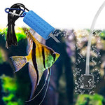 Qpets® Quietest Portable Aquarium Air Pump Air Stone and Hose Included Low Power Usage USB Pump for Small Aquarium Oxygen X 3