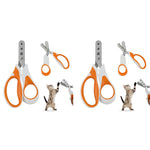 Qpets Cat Nail Clipper for Safe Grooming with 3 Guard Holes 1.5mm 2mm 3mm Stainless Steel