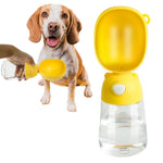Qpets Dog Water Bottle for Travel with 380ml Capacity and Button Water Control | BPA Free