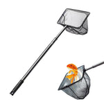 Qpets Aquarium Fish Net for Tank Maintenance with 19–33 in Telescopic Handle and Fine Nylon Mesh