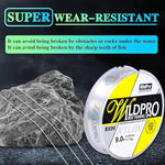 Qpets® 100m 0.5mm Clear Nylon Fishing Wire, Strong Invisible String for Freshwater & Saltwater, High Durability & Elasticity, Abrasion-Resistant Beading Line for Hanging & Angling (2 Pack)