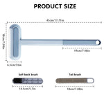Qpets Dog Hair Remover for Sofa Carpet and Clothing with 45 cm Handle | 3 in 1 Lint Roller