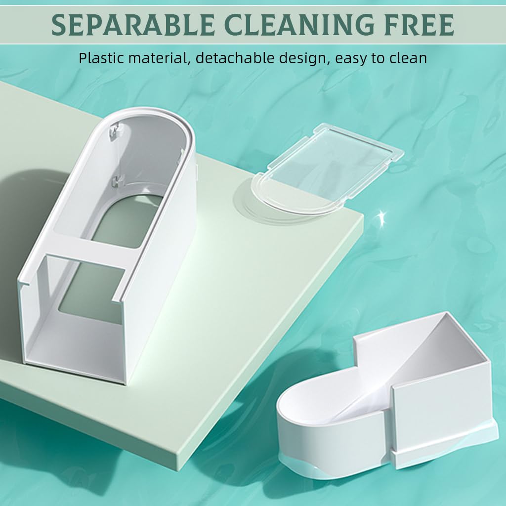 Qpets Hamster Food Feeder Set for Cage with Auto Refill and Hanging Leak-Proof Water Bottle