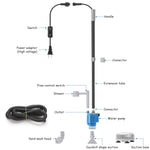 Qpets Electric Aquarium Gravel Cleaner for Water Changing with 20W Pump and 6 in 1 Heads | 1400L/H Flow