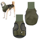 Qpets Dog Clothes for Medium and Large Breeds with 21.65 in Back Length | Adjustable Hook and Loop Closure for Calming Comfort