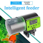 Qpets Automatic Fish Feeder for Aquarium with 200ml Timer Control and 360° Rotating Base