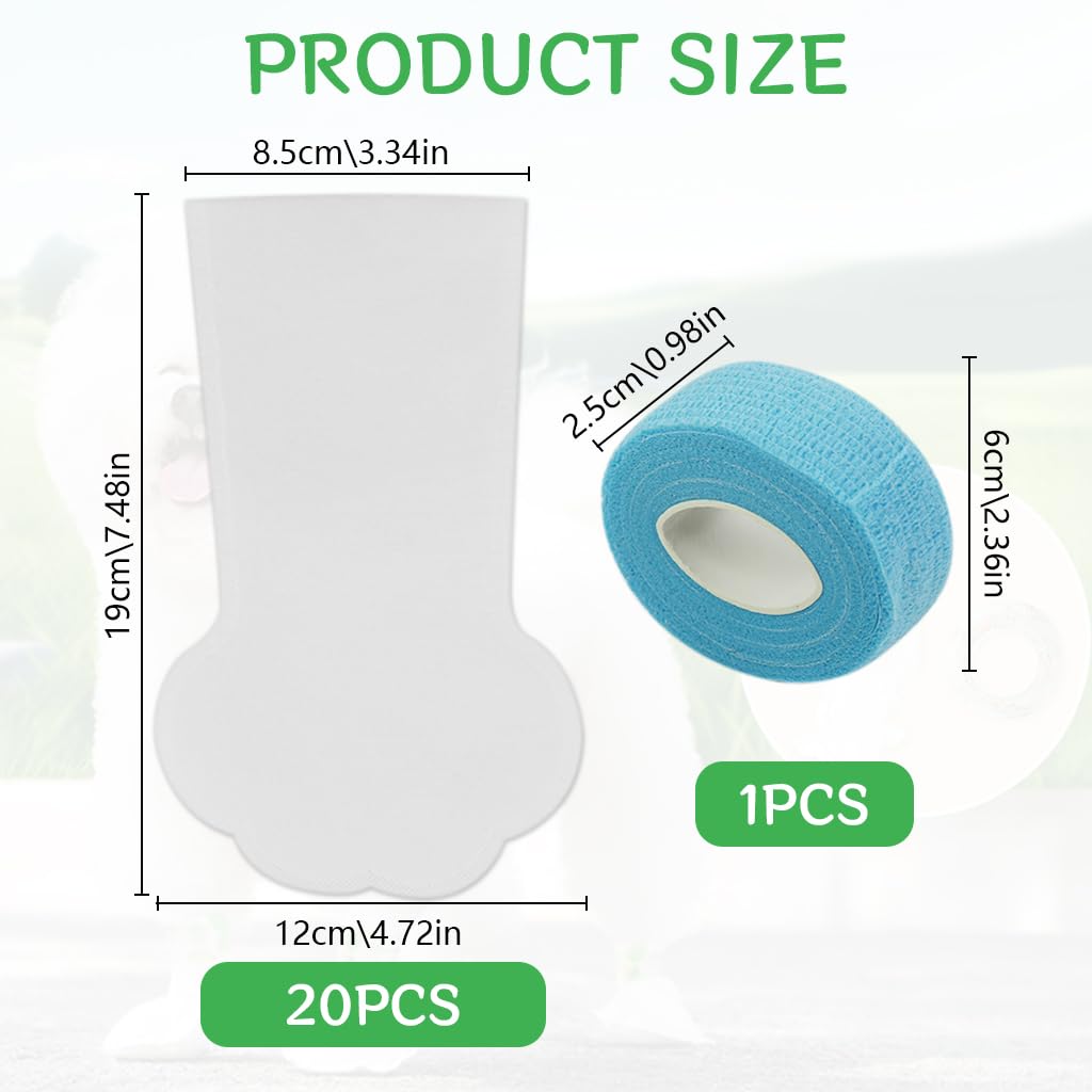 Qpets Pet Walking Shoes 40PCS for Outdoor Use with Dual Fastening Tape and Water Resistant Lining for Medium and Large Dogs