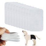 Qpets Replacement Absorption Cotton Pad for Female Dog Diaper 10pcs 13×13×2cm | Breathable Comfort for Medium Breeds