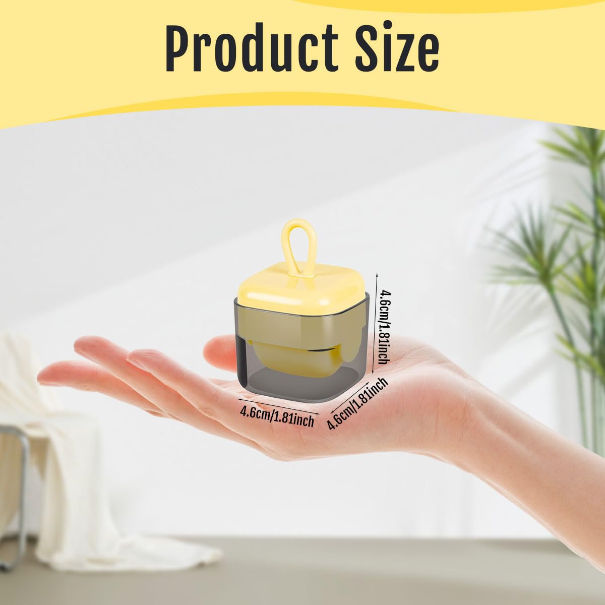 Qpets Mini Lint Roller for Travel and Clothes with Rubber Loop Handle | Washable Reusable Design