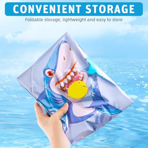 Qpets® Cat Water Bed Mat, Summer Cooling Pet Bed with Air Pump, Anti-Scratch Thicken PVC, Built-in Fish Ornaments for Interactive Toy Play for Indoor/Outdoor (2 Pack)