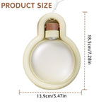 Folding Pet Water Dispenser 350ml Portable Gravity-Fed Leak Proof Design Food Grade PP Transparent Fashion Material Water Bottle with Drinking Cup for Dog, Cat