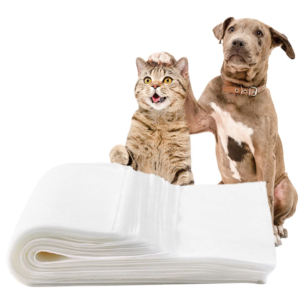Qpets Puppy Pads for Training and Incontinence 50 Counts 25×30cm with Leak Proof Non Woven Fabric