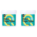 Qpets Teeth Cleaning Wipes for Dogs and Cats with Finger Glove Design 50 Count | Fresh Breath Care