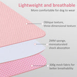 Qpets Dog Harness for Medium and Large Dogs featuring 4 Adjustable Straps and Reflective Strip | Pink Nylon Leash Set Suitable for 10–16 kg