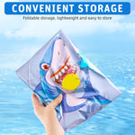 Qpets Cat Water Bed Mat for Summer Cooling with Air Pump and Built-in Fish Toys | 39.37 in Anti-Scratch Thick PVC for Indoor Cats