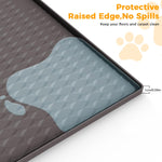 Qpets Pet Pee Pad for Puppy Training with Non Slip Waterproof Design 60x60cm Silicone Mat | Reusable and Easy to Clean
