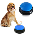 Qpets Interactive Dog Toys for Communication Training featuring 30 Second Voice Recording | Fun Blue Pet Buttons