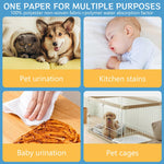 Qpets Puppy Pads for Training and Incontinence 50 Counts 25×30cm with Leak Proof Non Woven Fabric