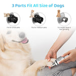 Qpets Electric Dog Nail Grinder with 3 Speed Modes and Dual LED Lights for Cats and Dogs