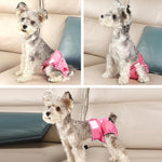 Qpets Female Dog Diapers for Heat Cycles with Reflective Strip and Elastic Waist 12.5–18.5 in